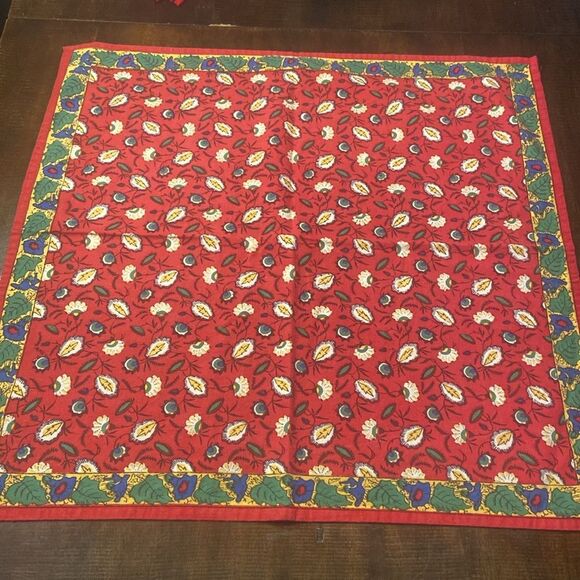 Williams Sonoma dinner napkins Set of 4 Red PROVENCE Retired - Picture 4 of 5